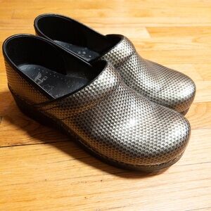 Dansko Metallic Pattern Clogs